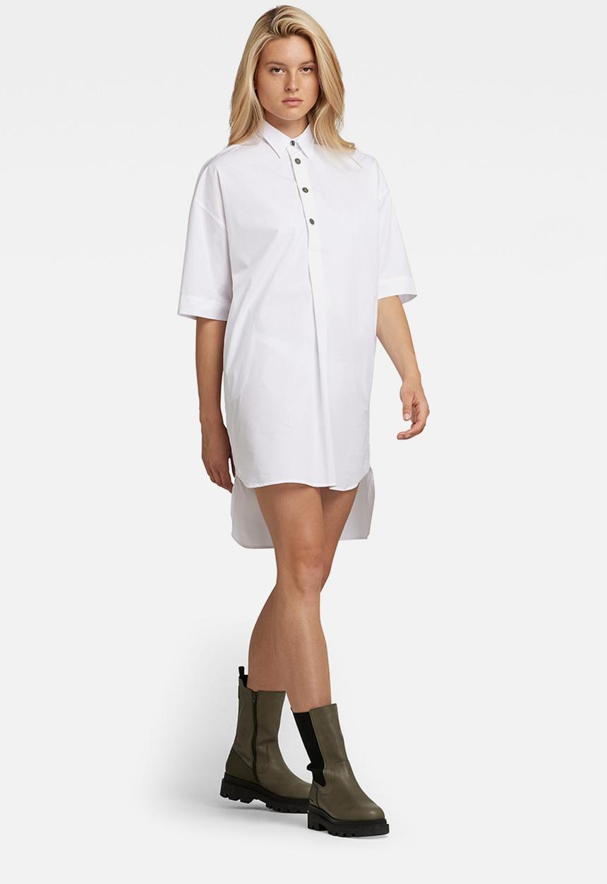 G-STAR - Shirt dress - white