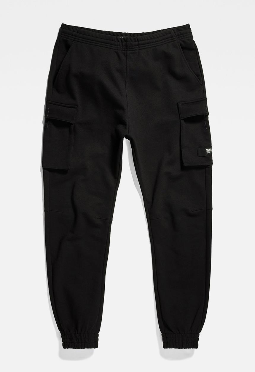 G-STAR - Cargo pkt sw pant - dk black