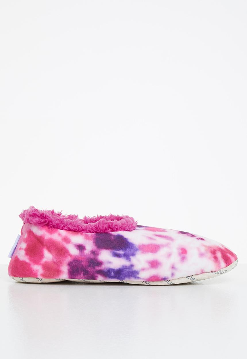 snoozies!® - Peace out slipper - pink