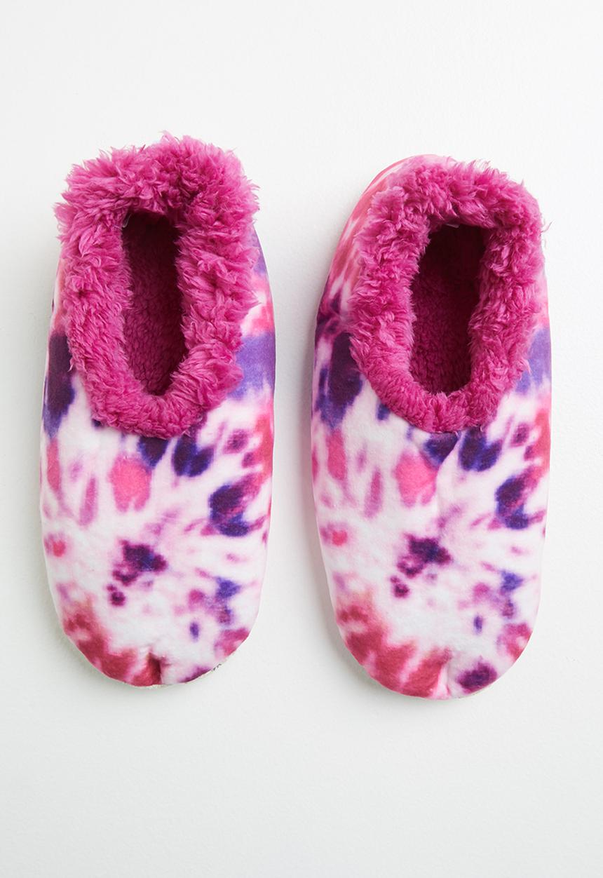 snoozies!® - Peace out slipper - pink
