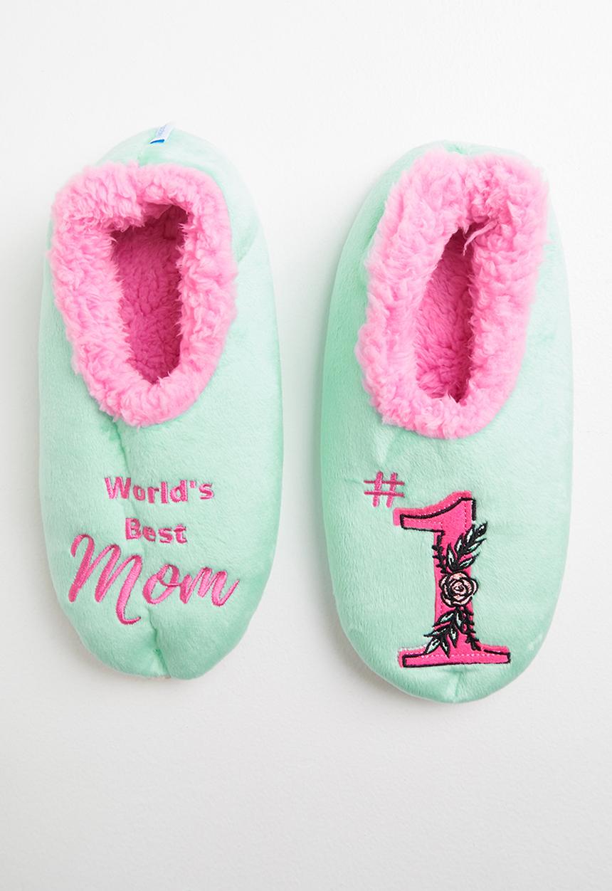 snoozies!® - Best mom slipper - aqua