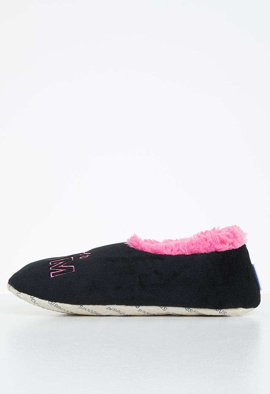 snoozies!® - Super mom slipper - black