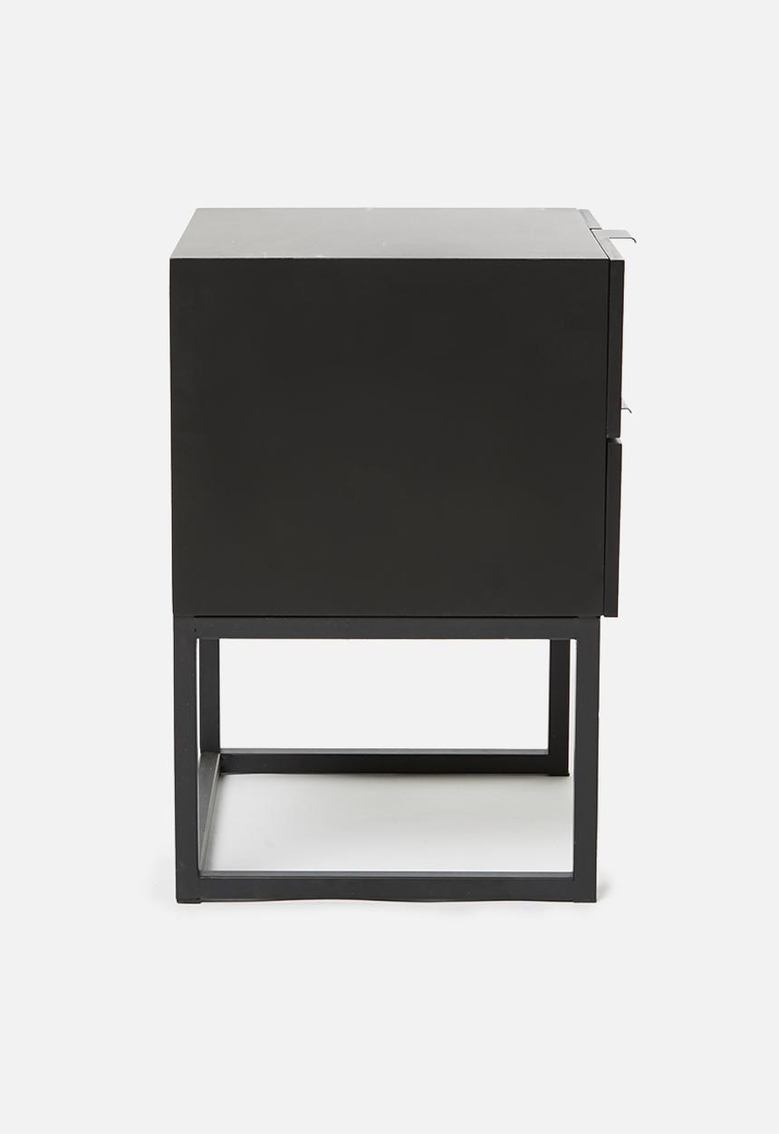 Sixth Floor - Stockholm bedside table - black