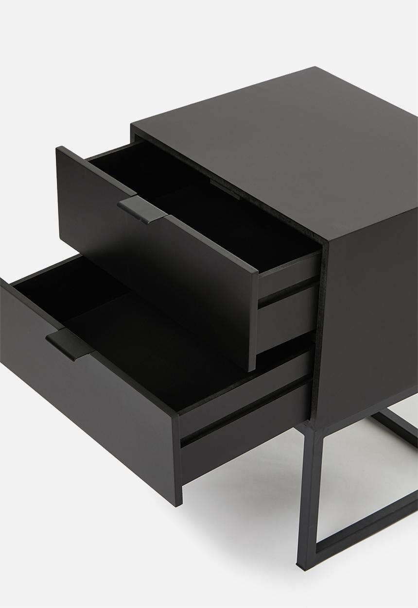 Sixth Floor - Stockholm bedside table - black