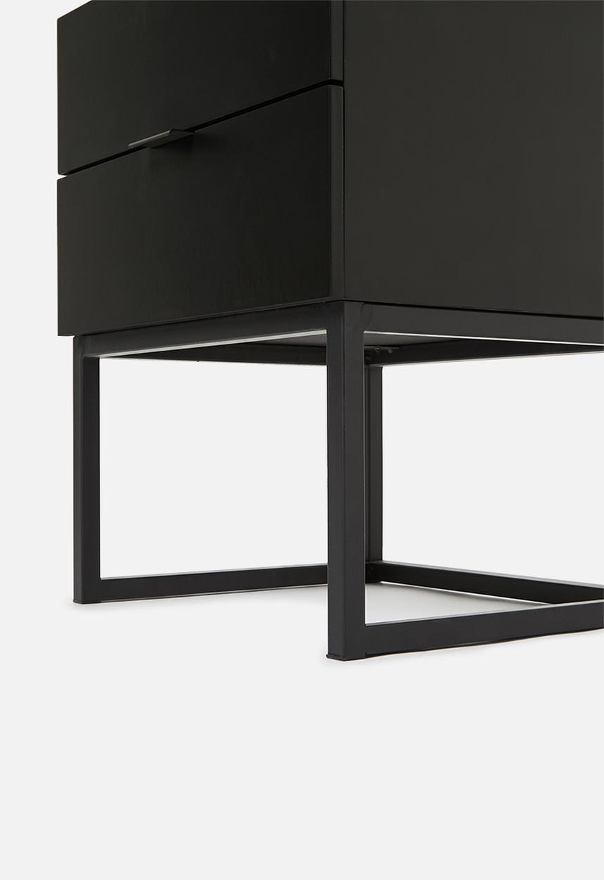 Sixth Floor - Stockholm bedside table - black