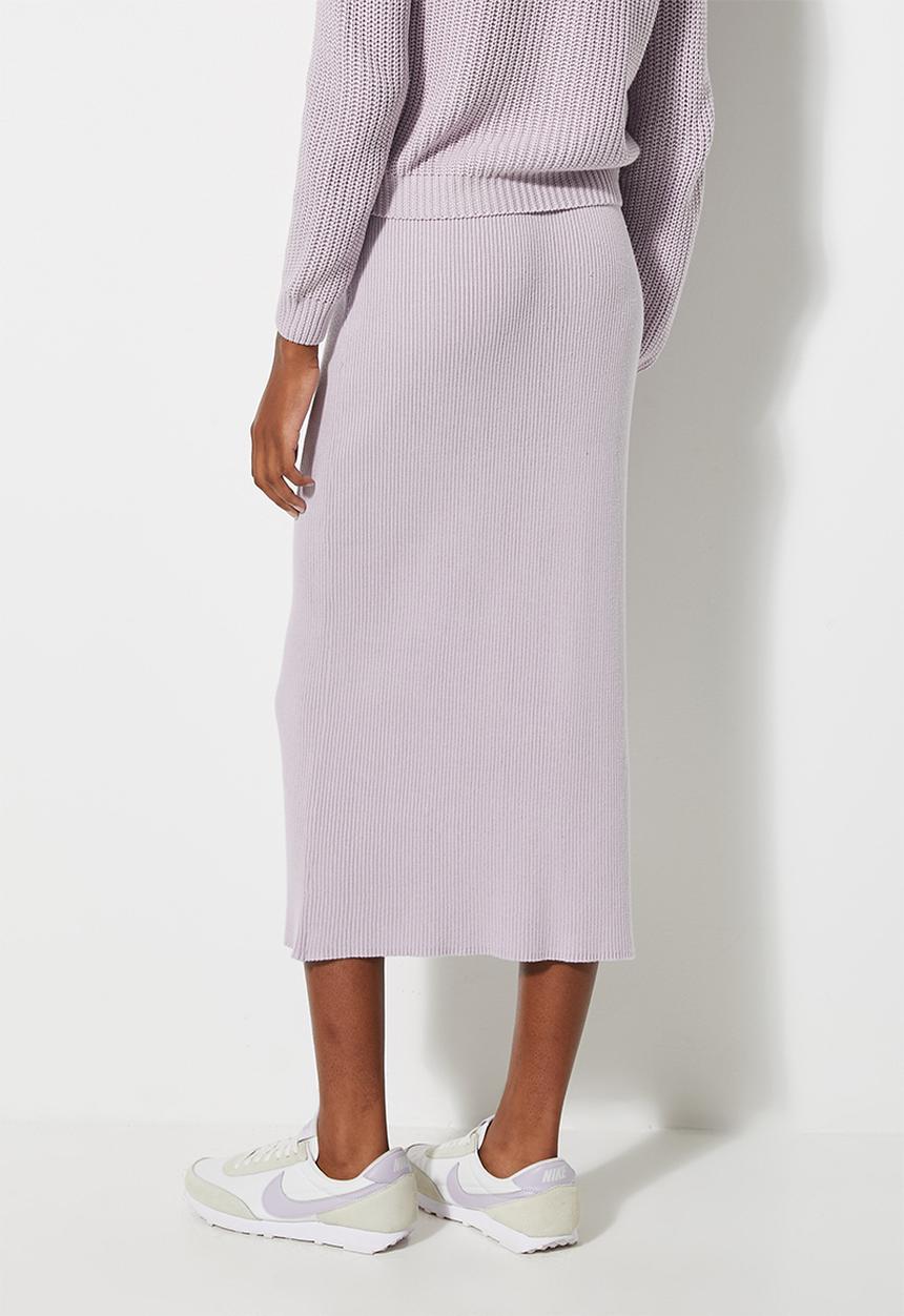 Superbalist - Knitwear column midi skirt - lilac