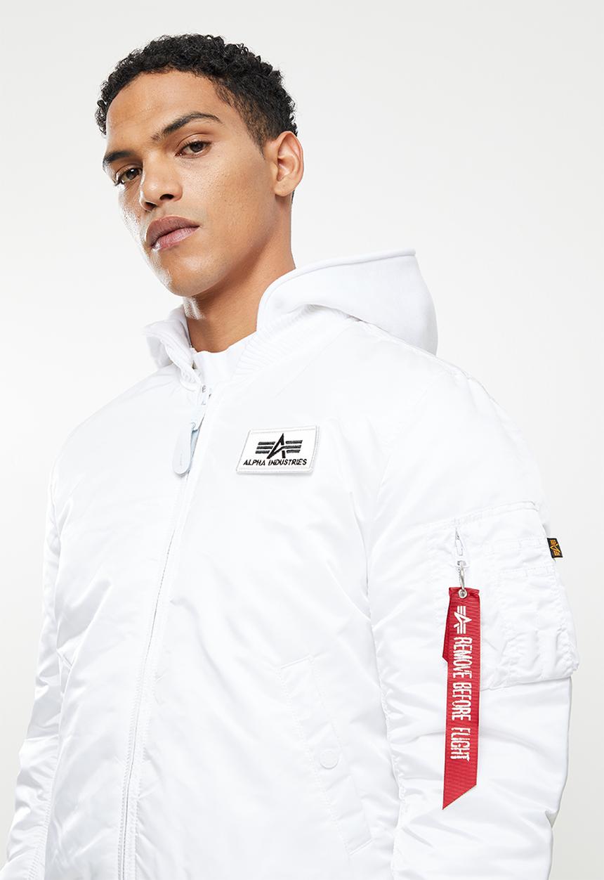 Alpha Industries - Ma-1 zh backprint - white