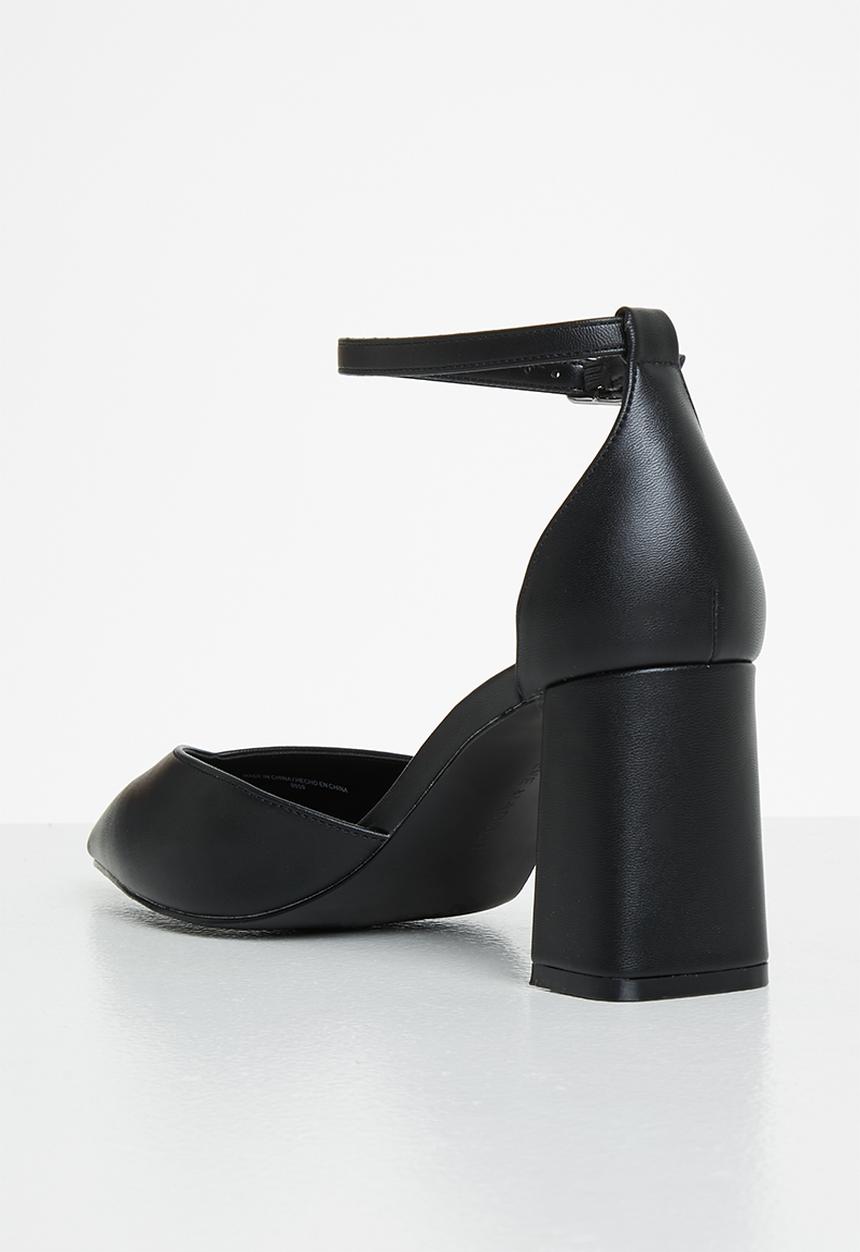 Steve Madden - Quintessa leather heel - black
