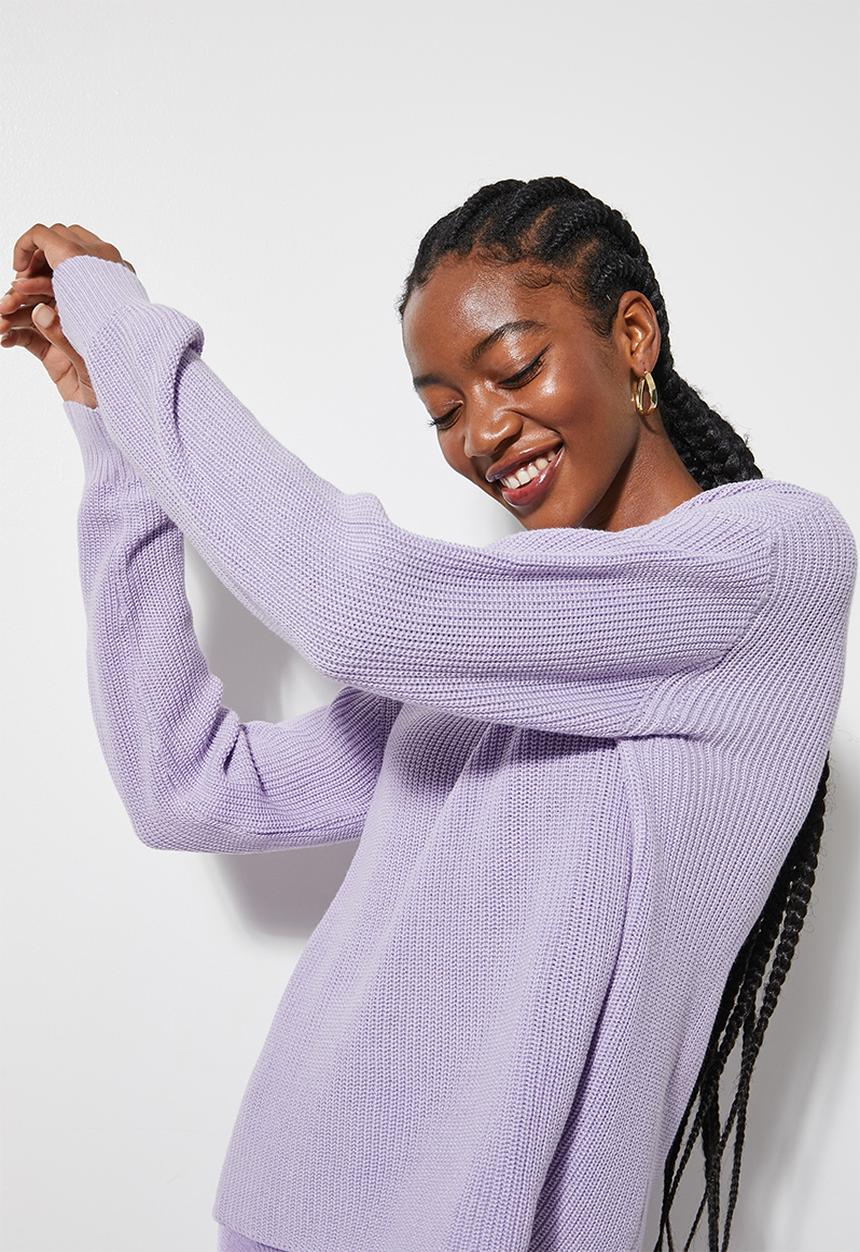 Superbalist - Organic blend pull over - lilac
