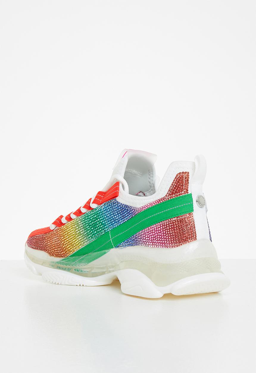 Steve Madden - Max pride sneaker - white rainbow