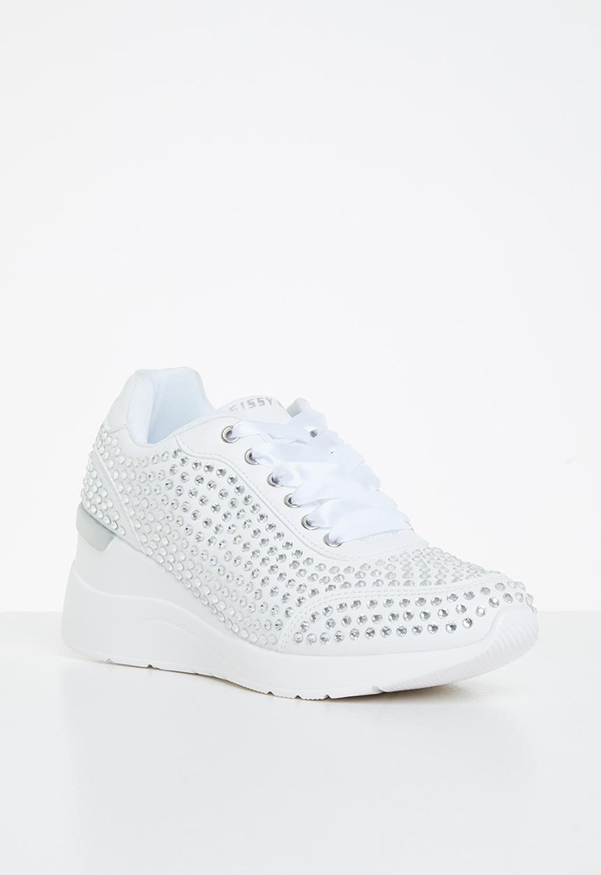 SISSY BOY - Bling fever sneaker - white