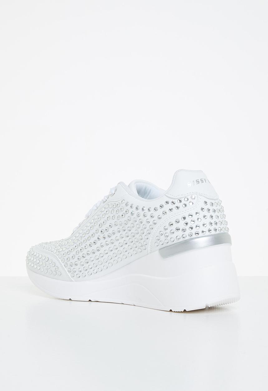SISSY BOY - Bling fever sneaker - white