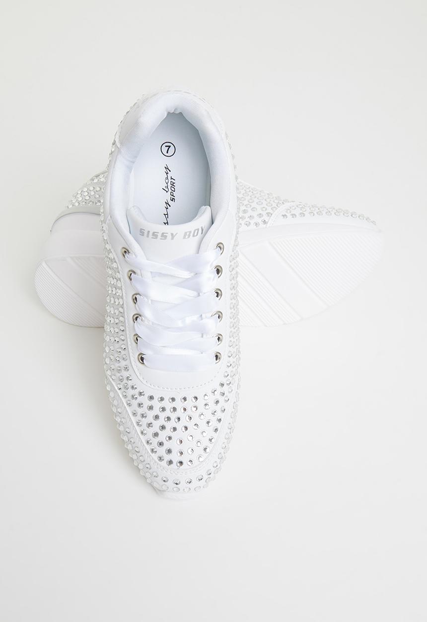 SISSY BOY - Bling fever sneaker - white