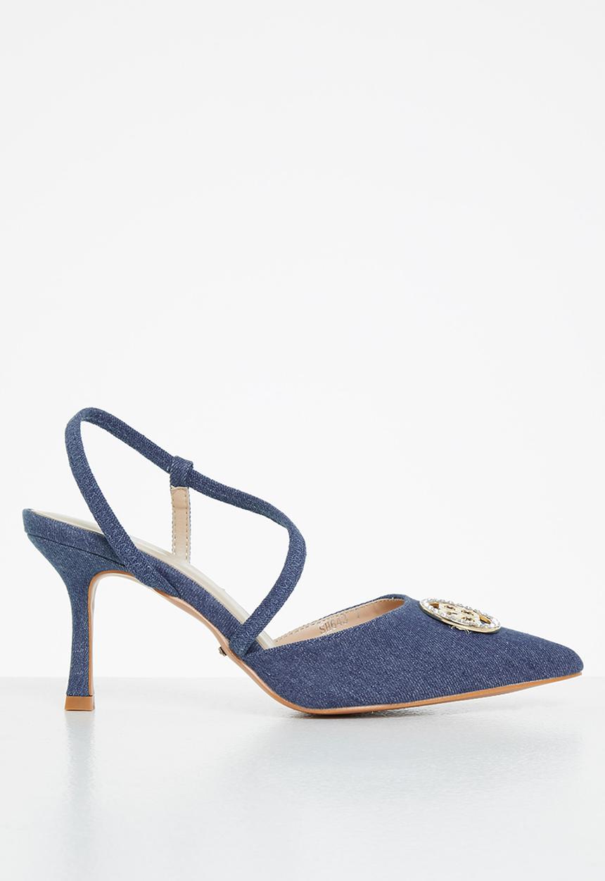 SISSY BOY - Denim diaries heel - blue denim