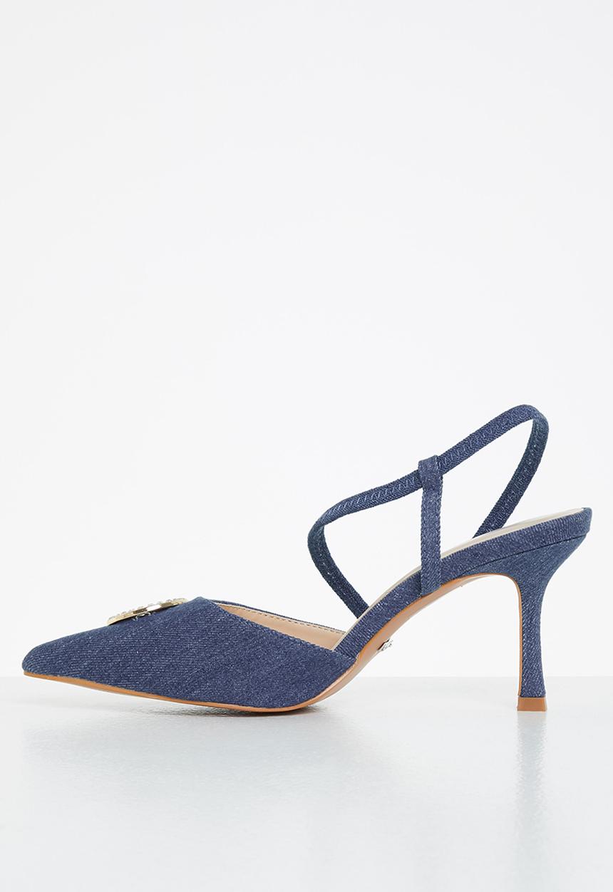 SISSY BOY - Denim diaries heel - blue denim