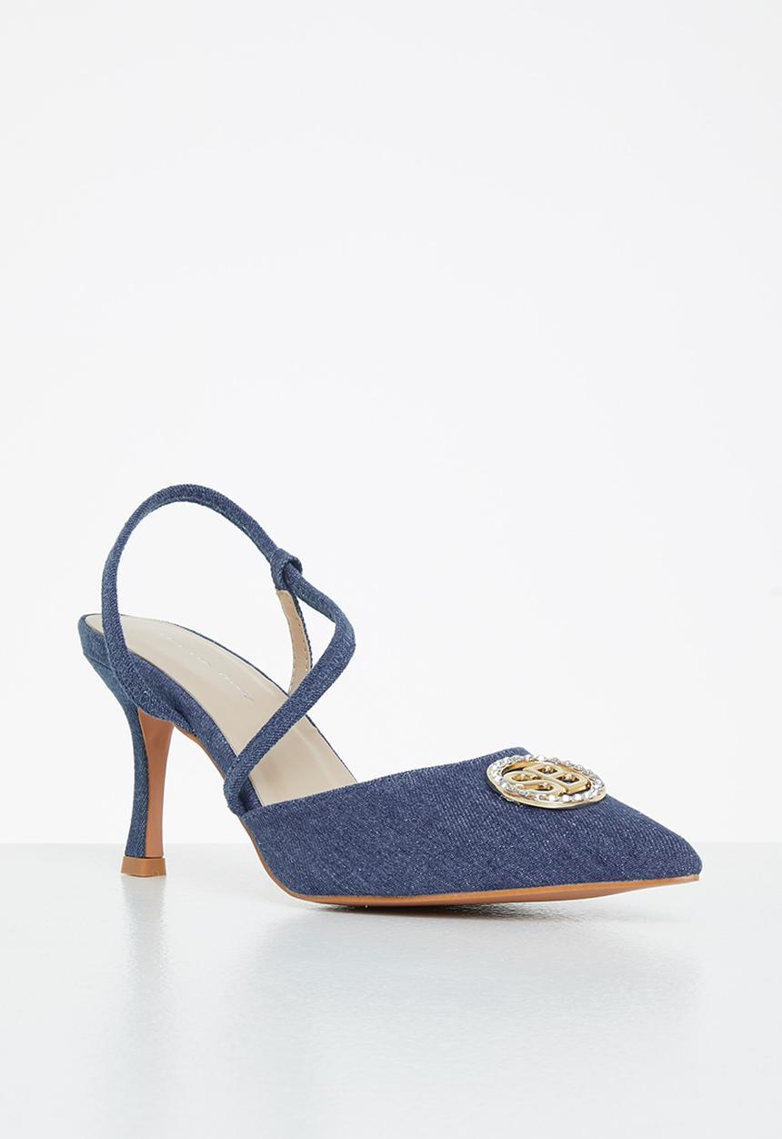 SISSY BOY - Denim diaries heel - blue denim