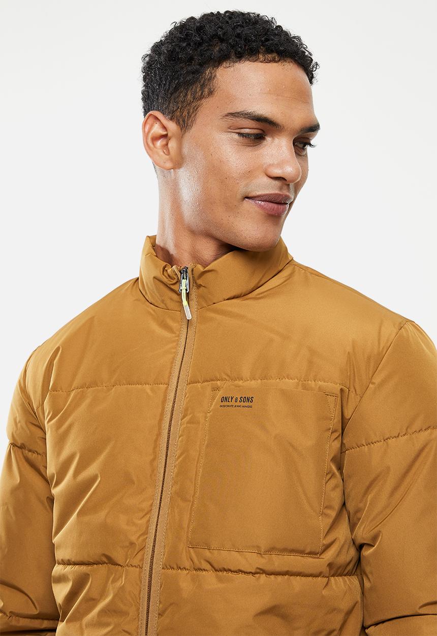 Only & Sons - Jeremy quilted jacket - rubber
