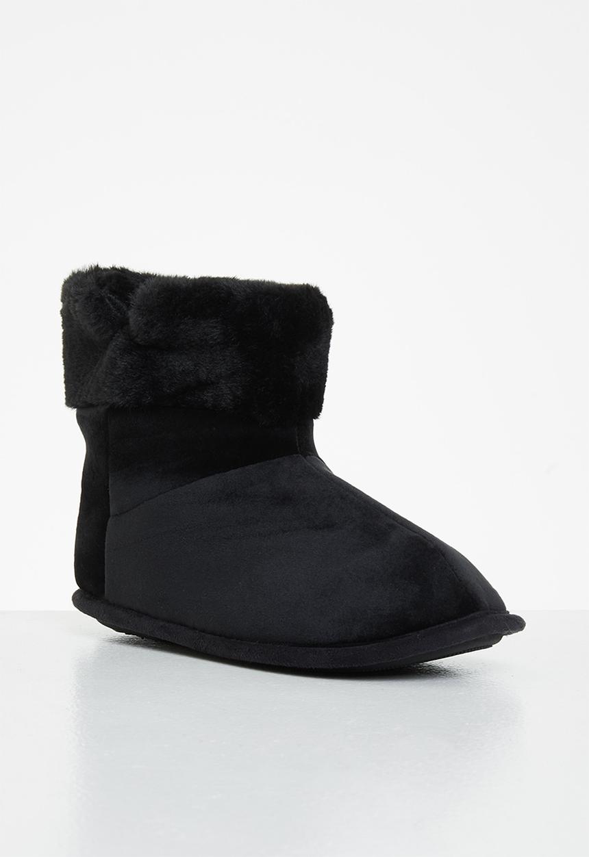 Hush Puppies - Casa slipper boot - black 