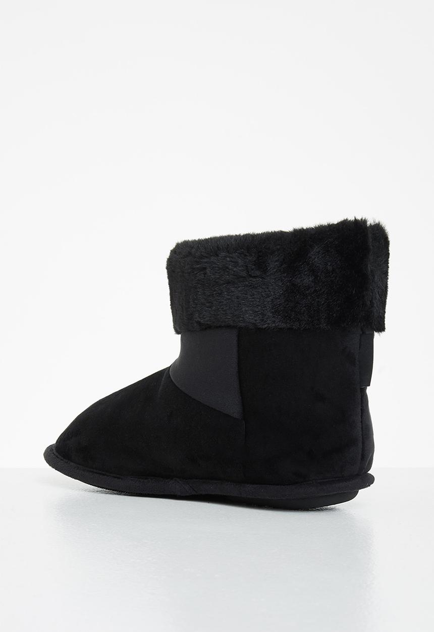 Hush Puppies - Casa slipper boot - black 