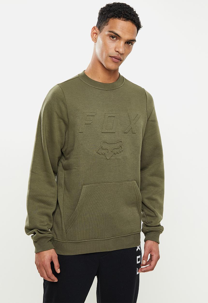 Fox - Backlash crew fleece - dark army