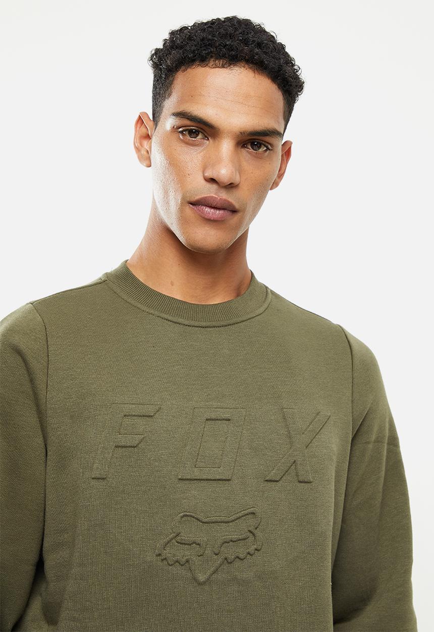 Fox - Backlash crew fleece - dark army