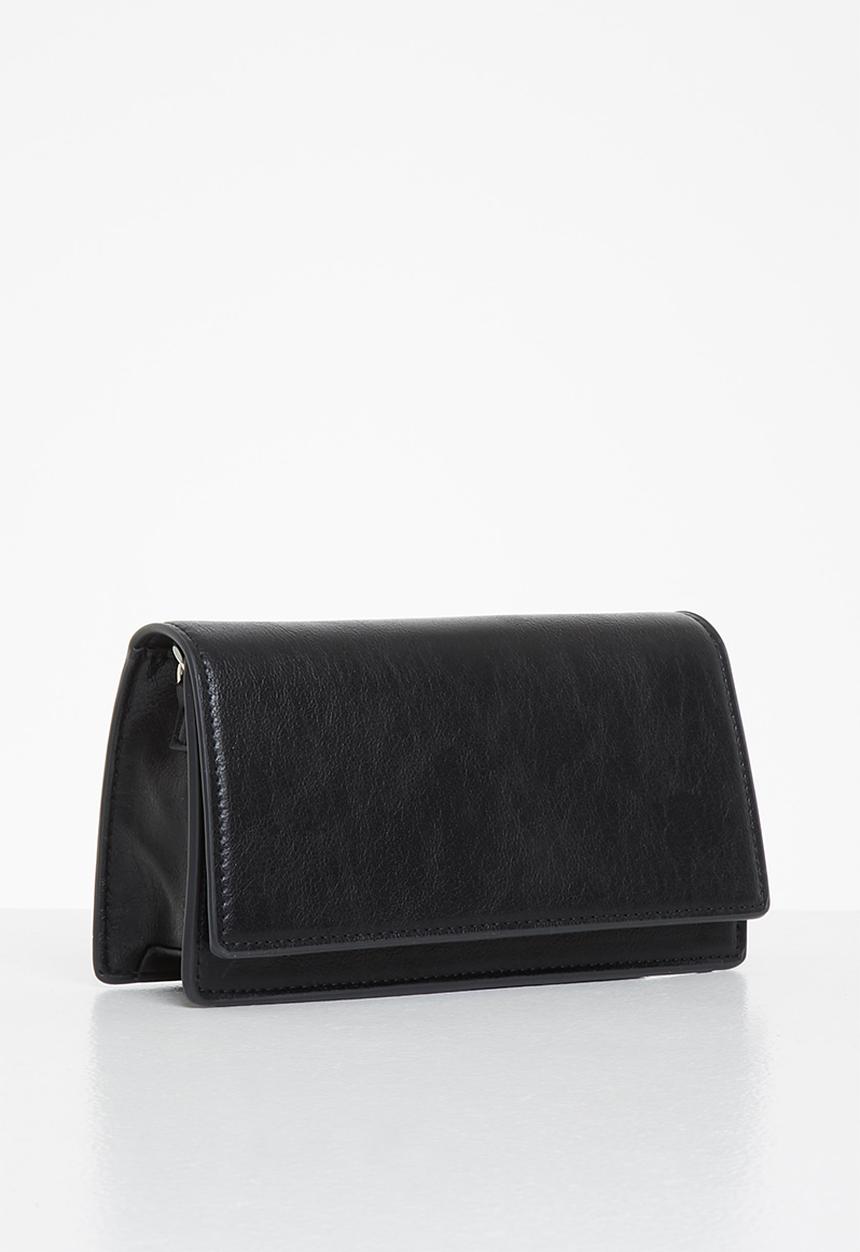 MANGO - Flap chain bag - black