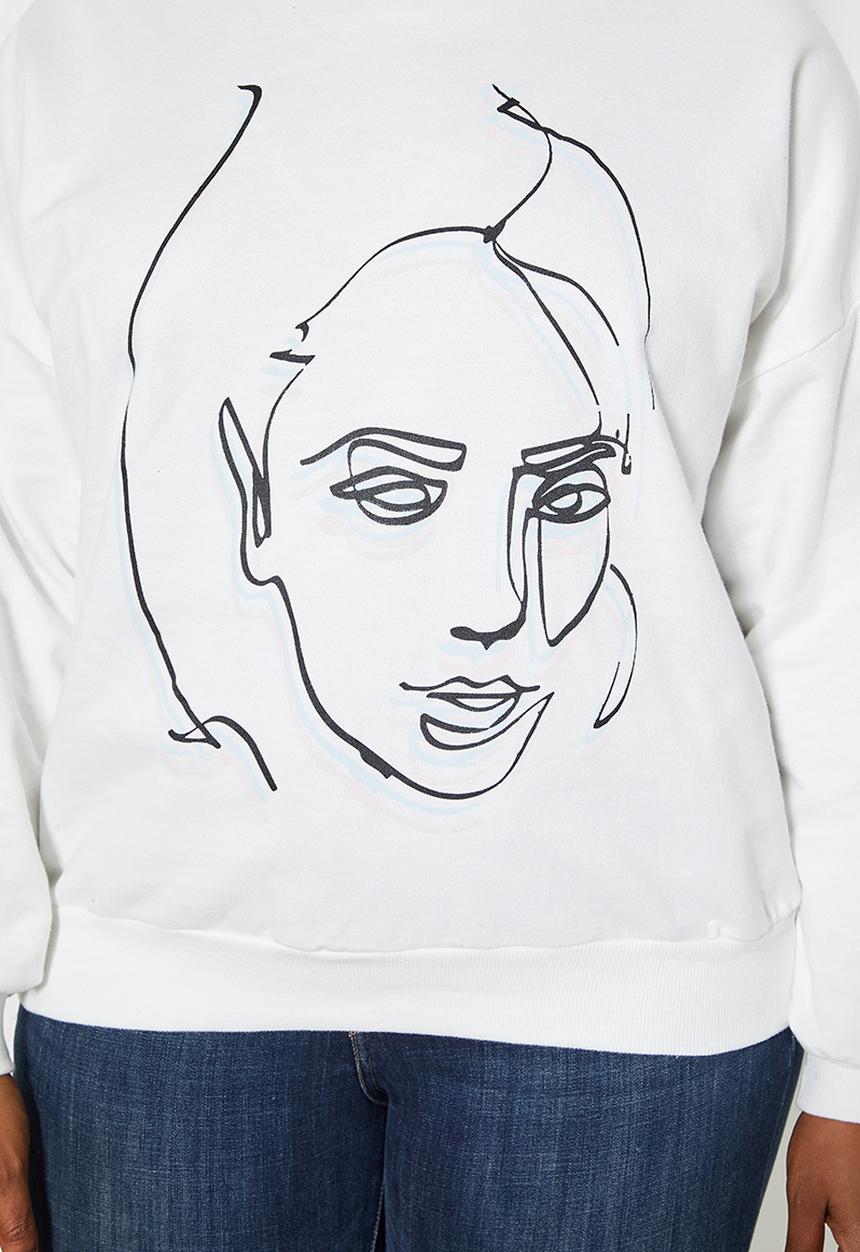 Superbalist - Graphic sweat - ecru
