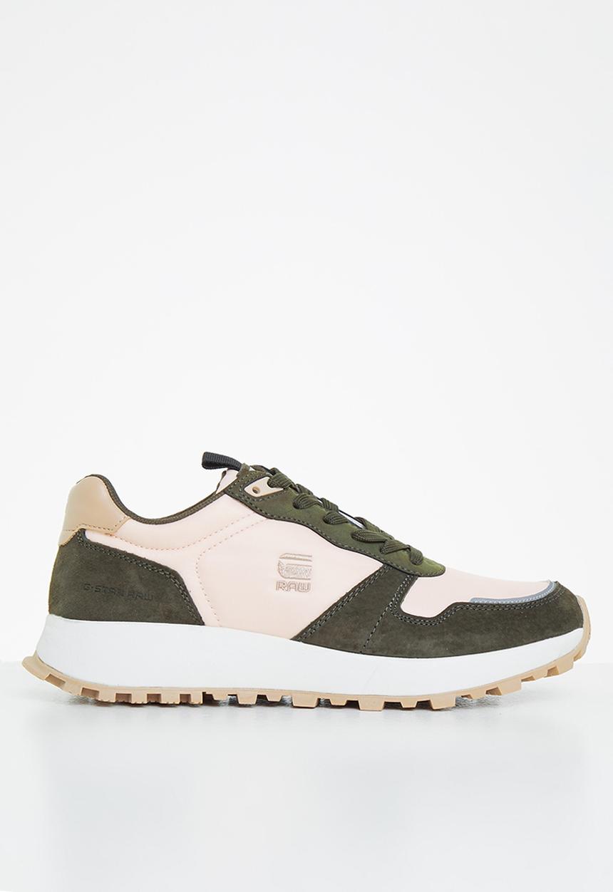 G-STAR - Theq run ctr w - light pink & olive 