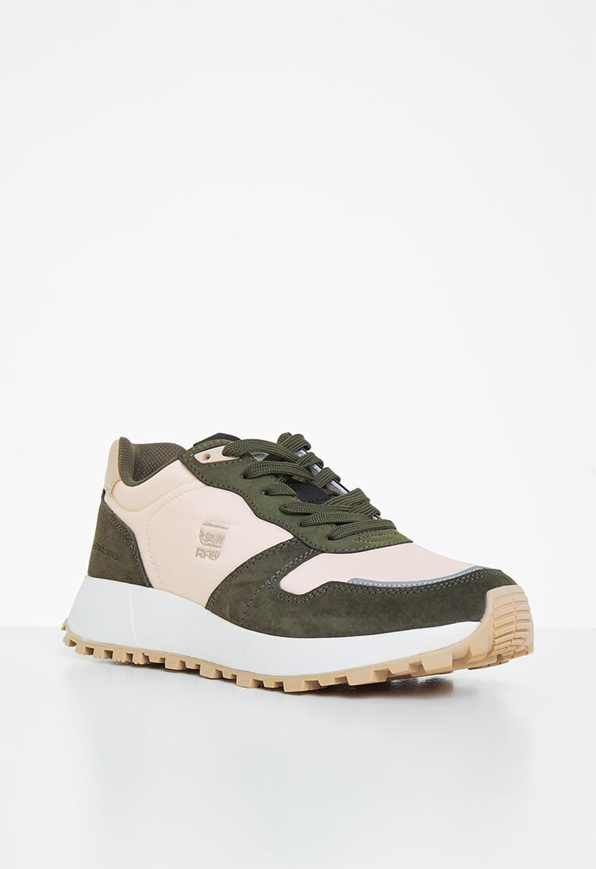 G-STAR - Theq run ctr w - light pink & olive 