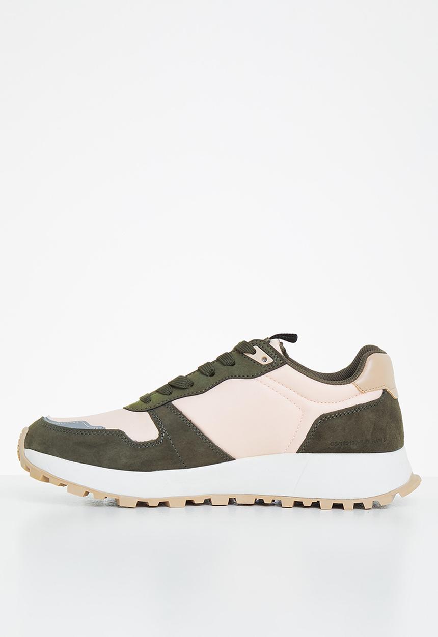 G-STAR - Theq run ctr w - light pink & olive 