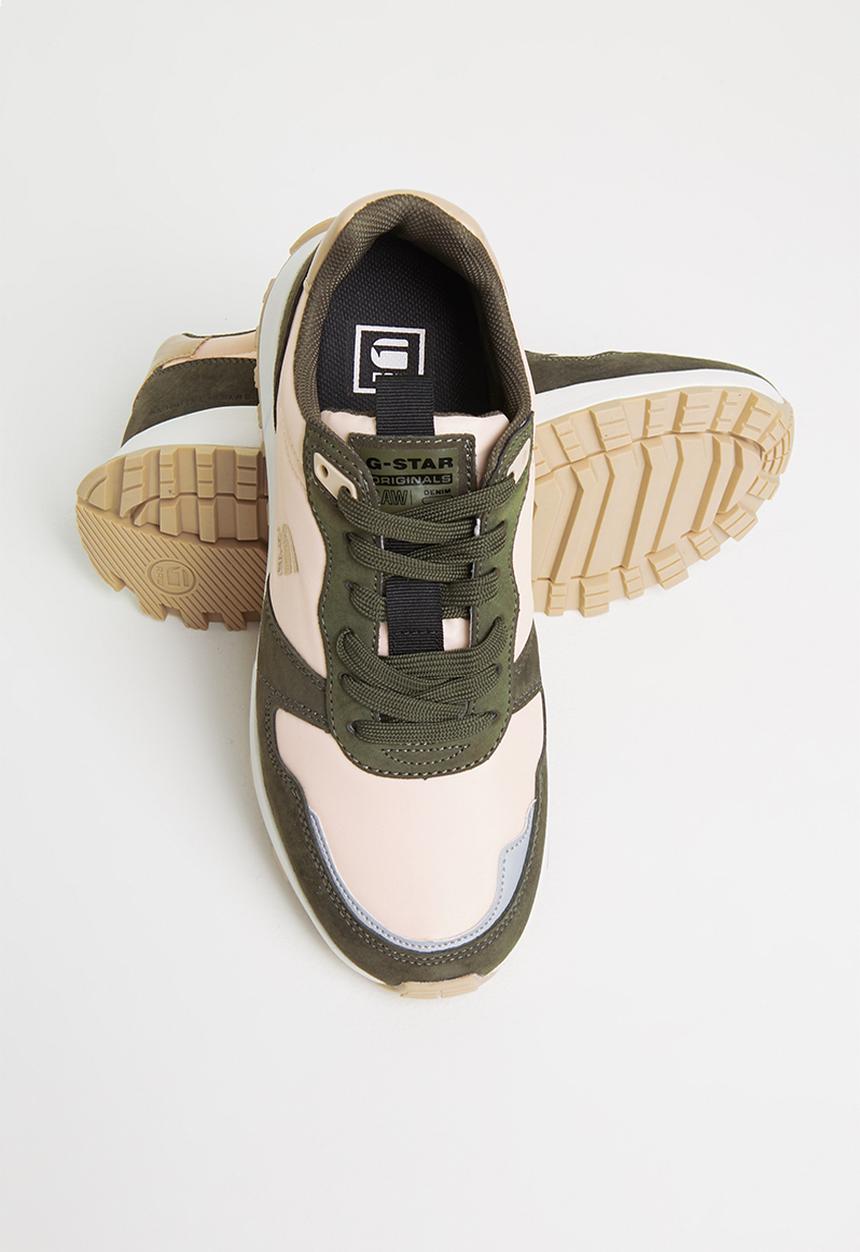 G-STAR - Theq run ctr w - light pink & olive 