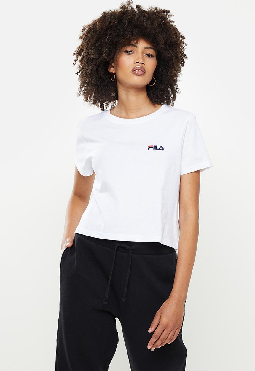 FILA - Noose crop top - white