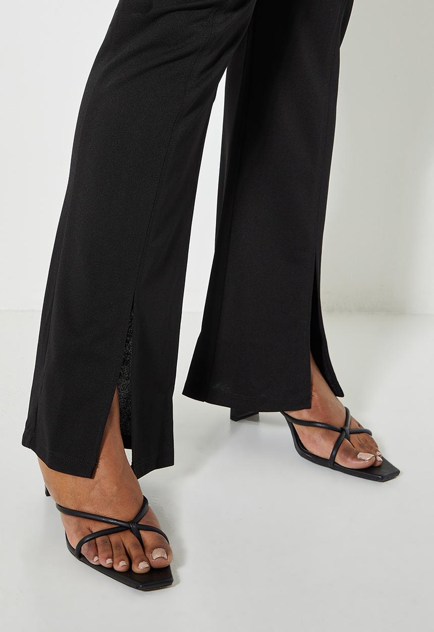 Superbalist - Split front trouser - black