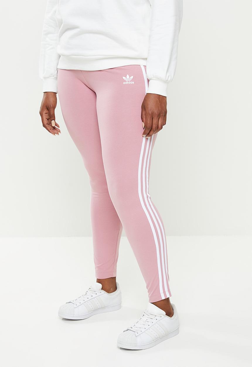 adidas Originals - Plus 3 stripes tights w - magic mauve
