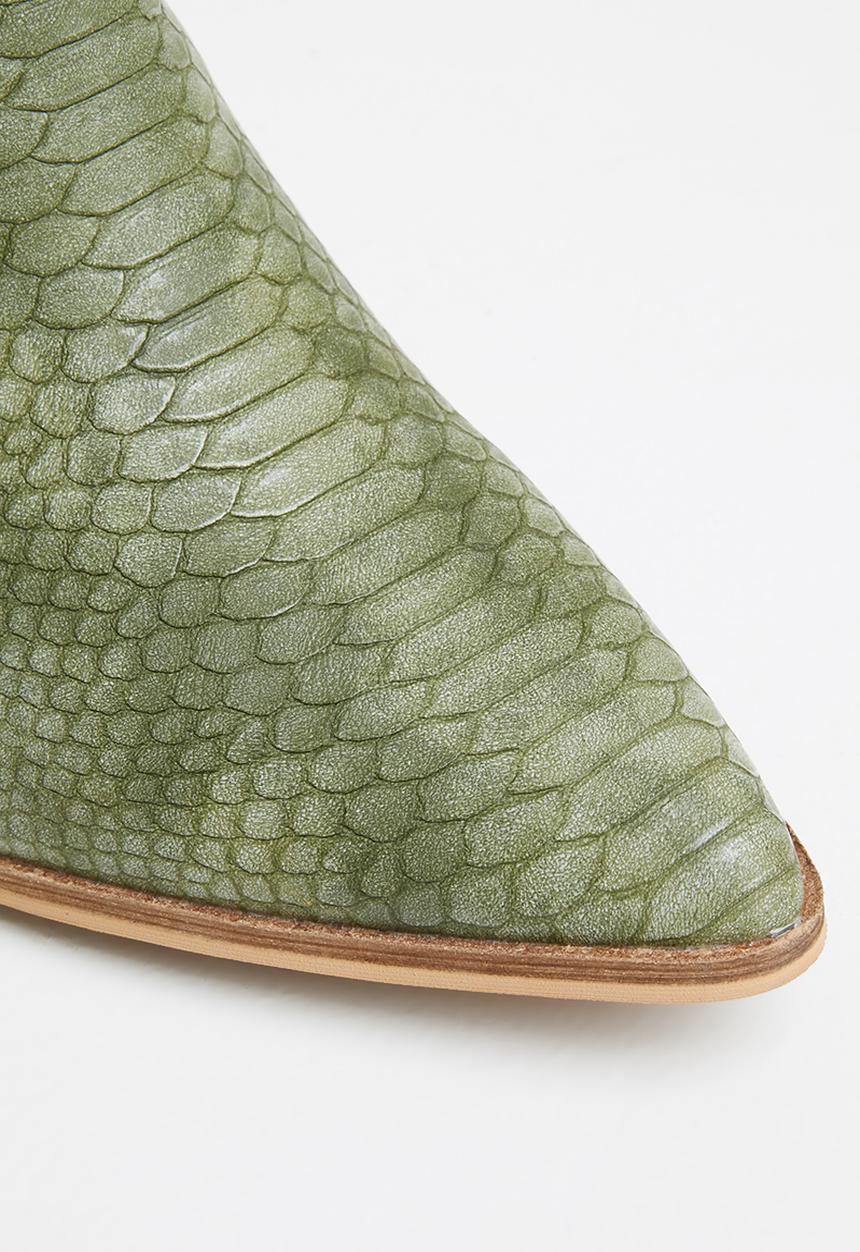 Miss Black - Mexico2 chelsea boot - green