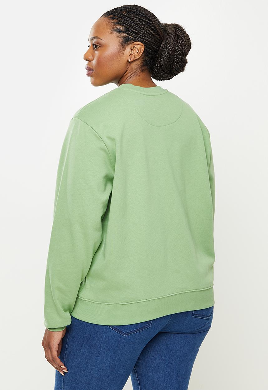 POLO - Plus women  logo sweater - sea green