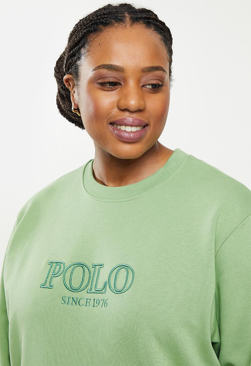 POLO - Plus women  logo sweater - sea green