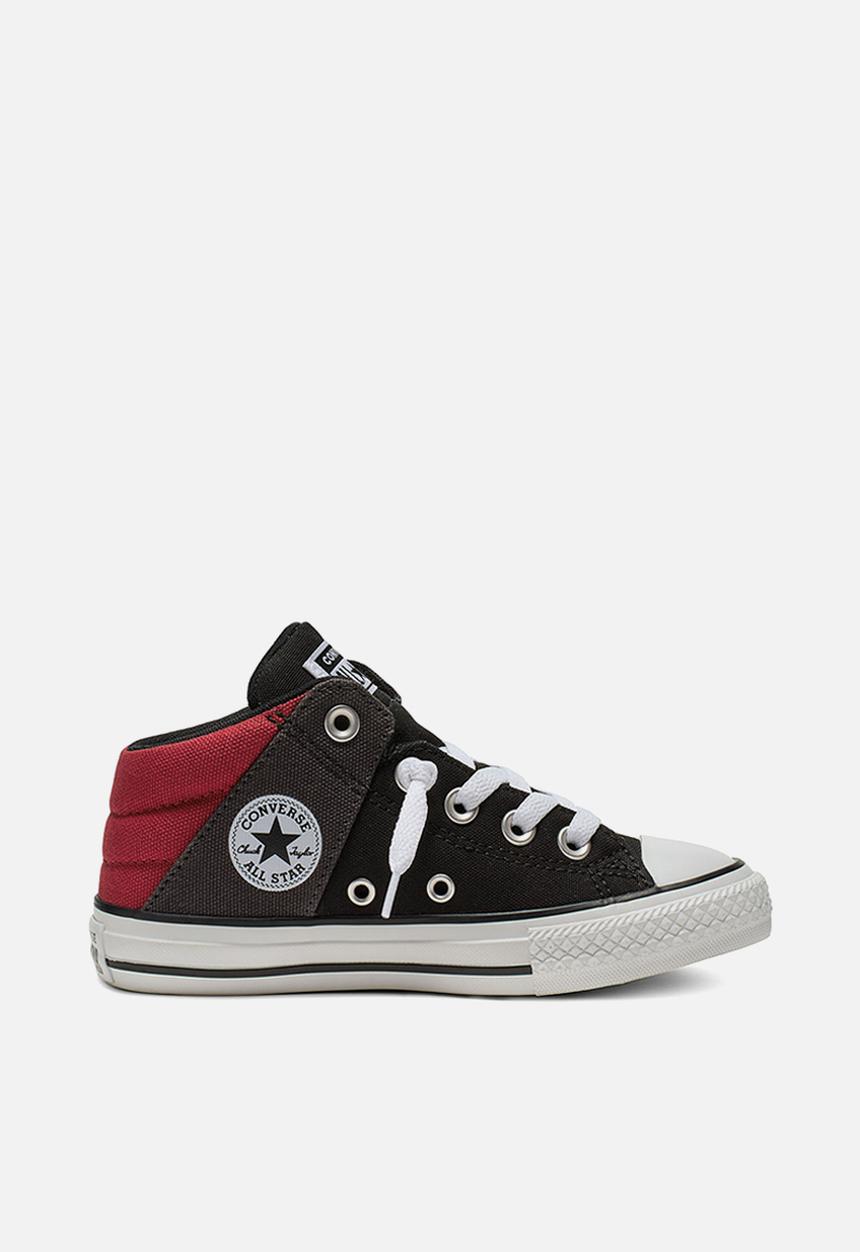 Converse - Chuck taylor all star axel canvas + textile - black & red