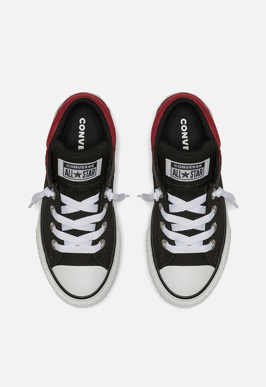 Converse - Chuck taylor all star axel canvas + textile - black & red