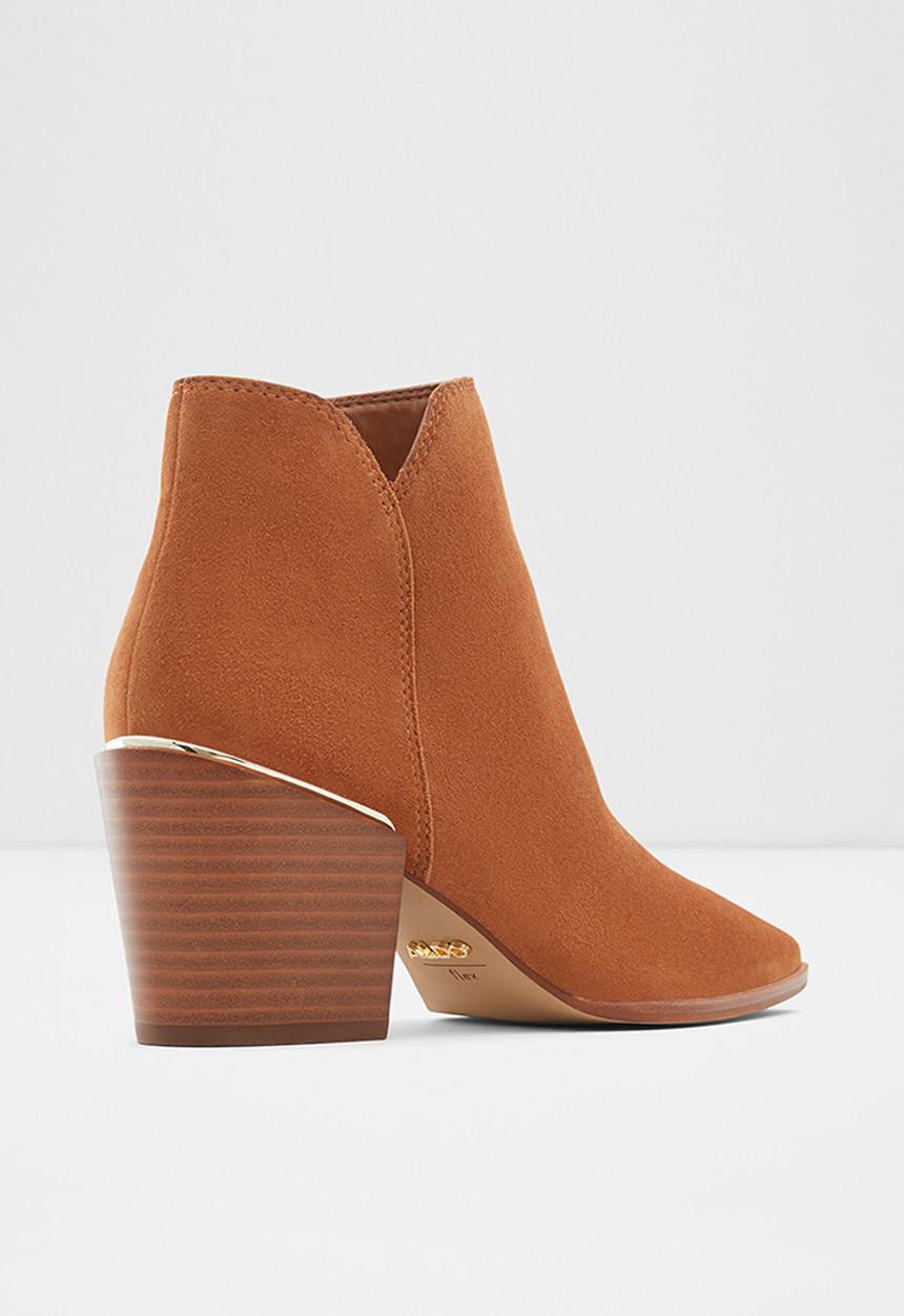 ALDO - Equina leather boot - cognac