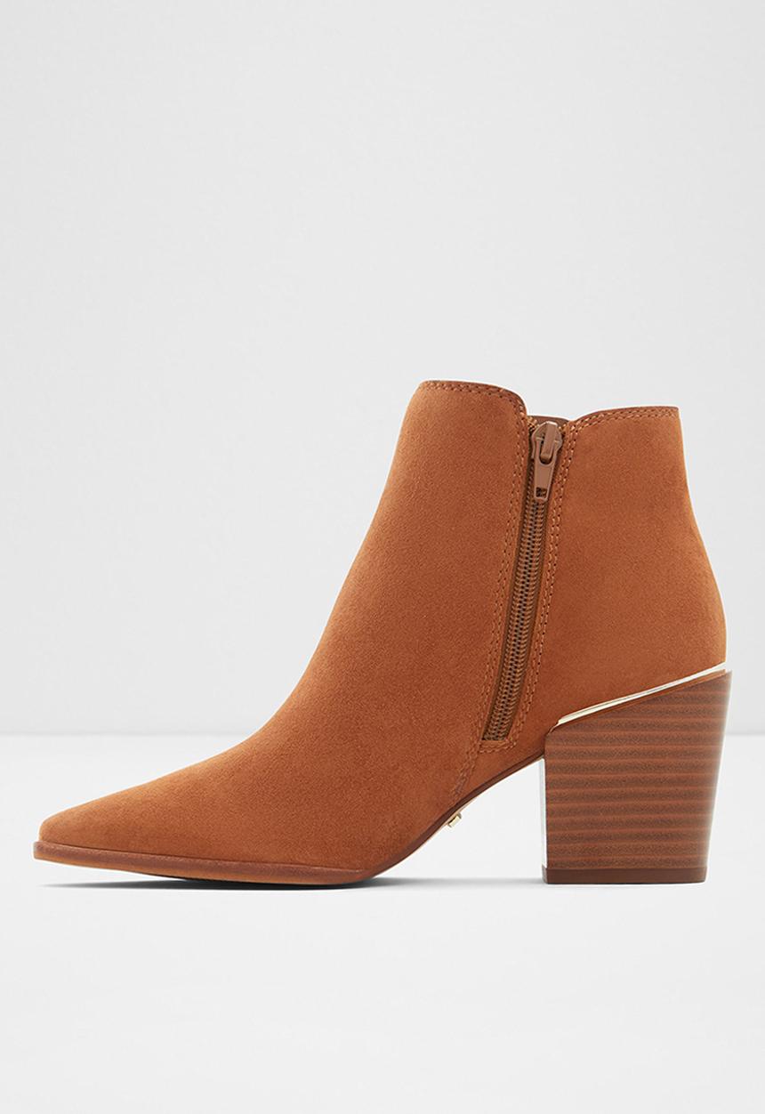 ALDO - Equina leather boot - cognac