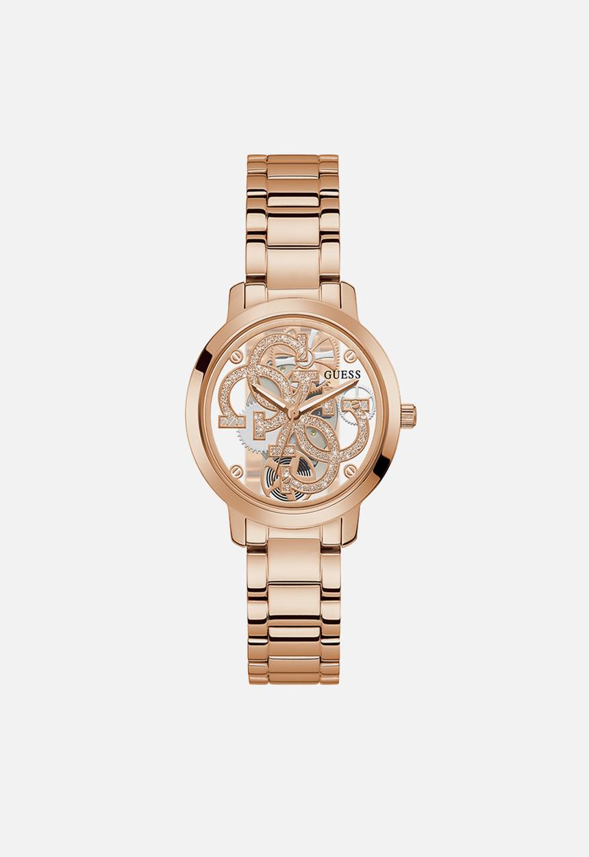 GUESS - Quattro clear - rose gold tone