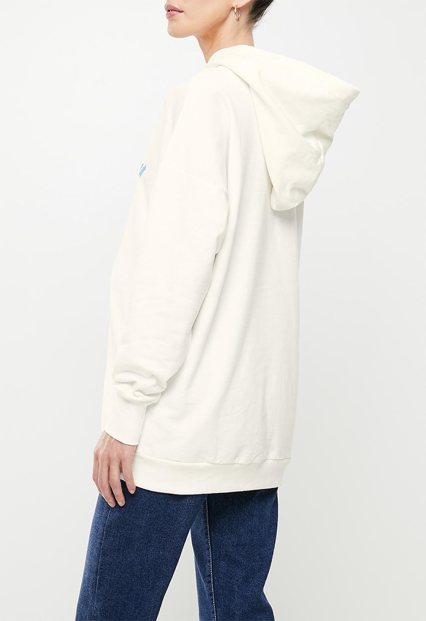 Superbalist - Maternity graphic hoodie  - ecru