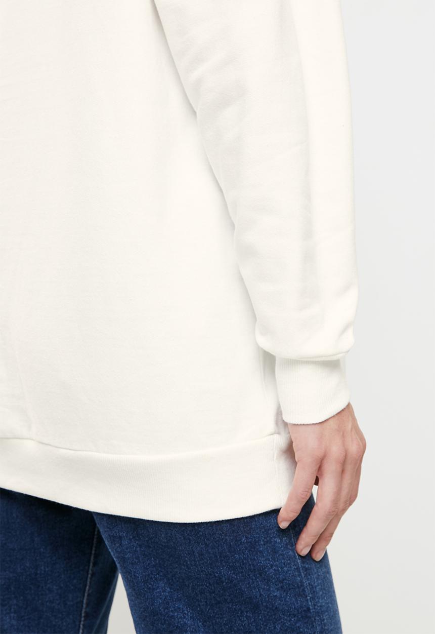 Superbalist - Maternity graphic hoodie  - ecru