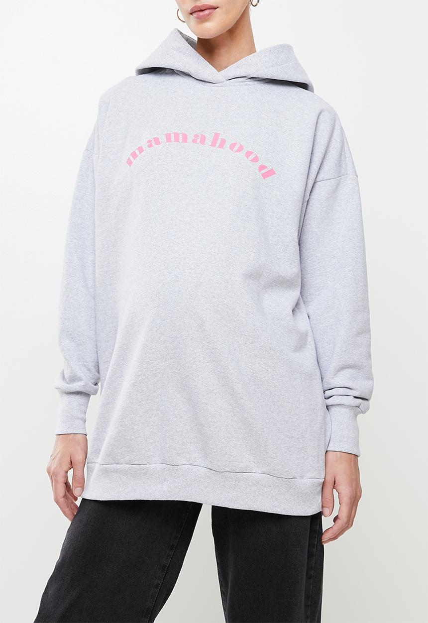 Superbalist - Maternity graphic hoodie  - grey