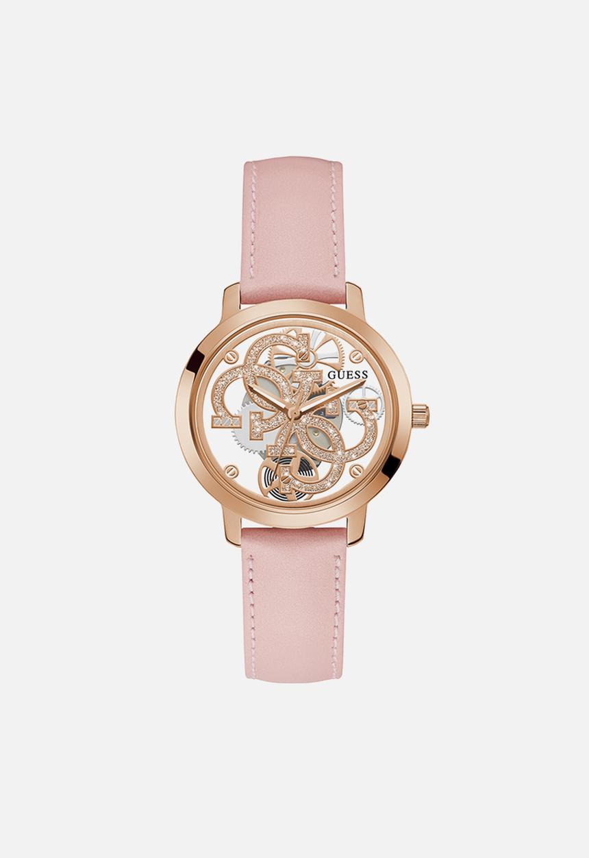 GUESS - Quattro clear - rose gold tone