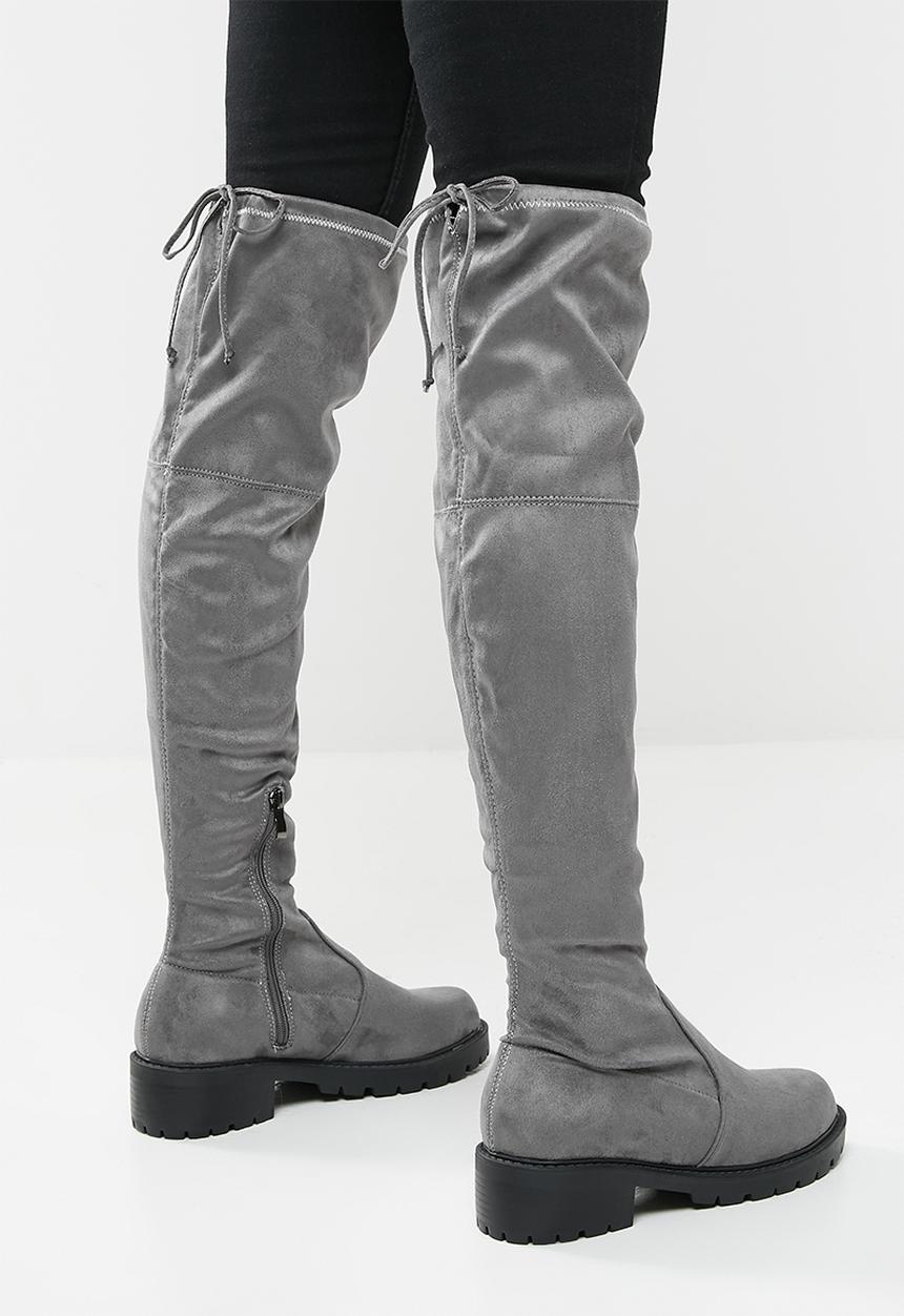 Madison® - Olivia over the knee boot - grey