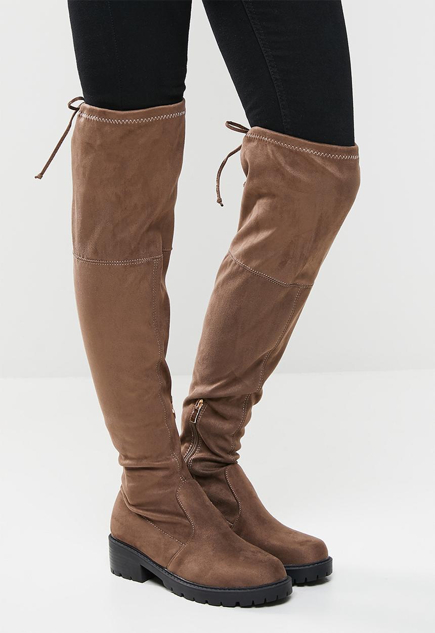 Madison® - Olivia over the knee boot - taupe