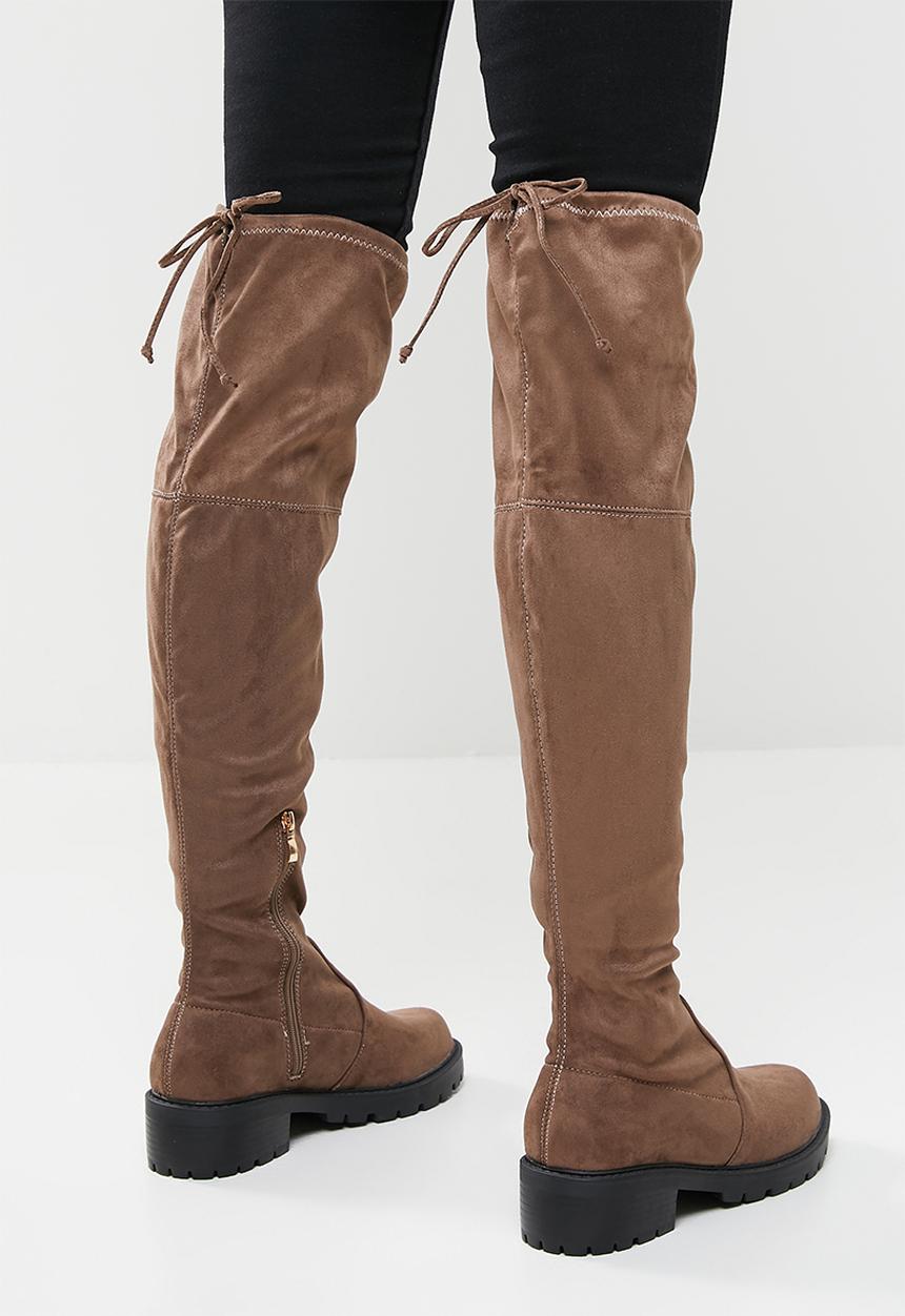 Madison® - Olivia over the knee boot - taupe