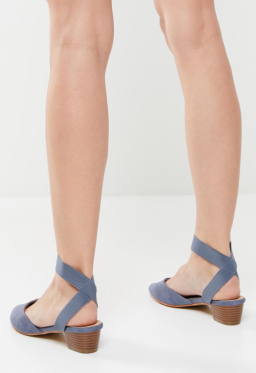 Butterfly Feet - Sling 1 ankle strap heel - blue